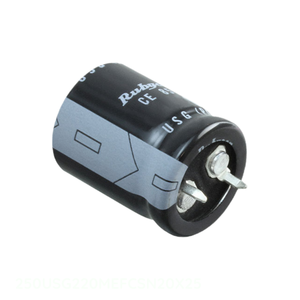 Condensateur à montage traversant 220 µF 20 % 250 V SNAP TH 250USG220MEFCSN20X25, Distributeur agréé - Product Image 1