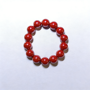 Pulsera de Plata Tibetana Geométrica de Moda, Chapada en Oro, con Cuentas de Cinabrio Rojo Natural y Cristal Amarillo, Regalo Conmemorativo - Product Image 5