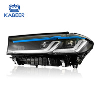 Phare LED Kabeer G30 pour BMW Série 5 2017-2020 G38 G30, phare LED HID, mise à niveau de la voiture vers un phare laser bleu M5