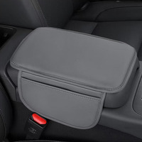 Pochette de rangement universelle mince pour accoudoir de voiture amélioré avec housse de protection simple et plate