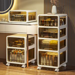 Đa-Chức Năng Duy Nhất Hai Lớp Chất Lượng Cao Phòng Tắm Máy Tính Để Bàn Tổ Chức Nhựa Mỹ Phẩm Lưu Trữ Hộp Ngăn Kéo-Loại <span class=keywords><strong>Container</strong></span> - Product Image 5