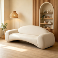Canapé double en velours, adapté au salon et à la chambre, modèle multifonctionnel