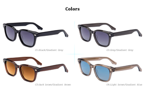 Tendencias de Moda, Listos para Enviar, Lentes de Sol Ovalados, Protección UV, Montura Gruesa de Acetato Vintage, Gafas de Sol de Diseñador - Product Image 2