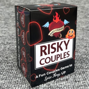 Venta caliente versión en inglés juego de cartas juguete impreso comercio parejas arriesgadas juego de cartas divertido Material de papel para parejas diálogo - Product Image 6