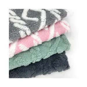 Cordeiro de poliéster confortável, atacado, multi cores, confortável, tecido de lã caspa, para o inverno, quente, grosso cobertor