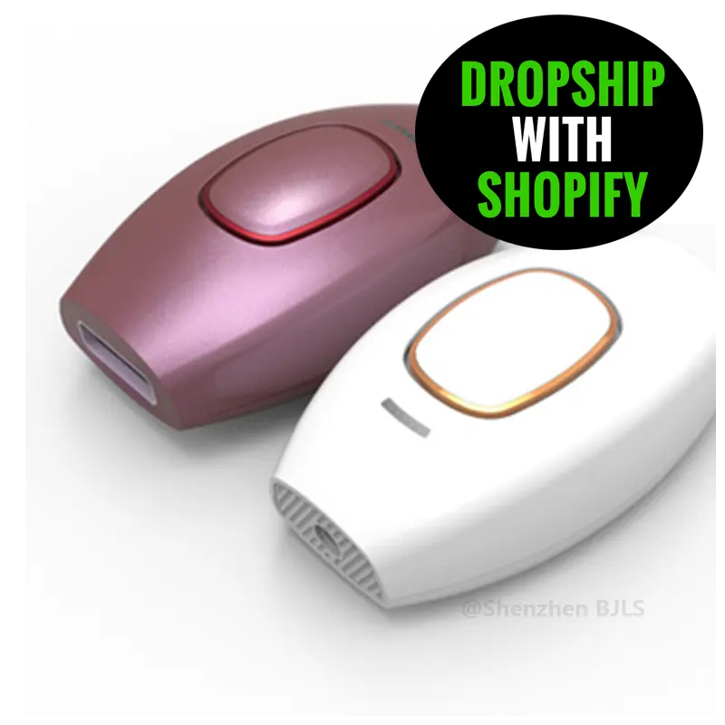 Shopify dropshipping remoção de pelos a laser, máquina feminina portátil de remoção de pelos a laser para casa