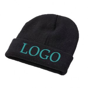 Gorros de lana personalizados de 5 paneles al por mayor con LOGO, gorros de punto personalizados para hombres y mujeres - Product Image 5