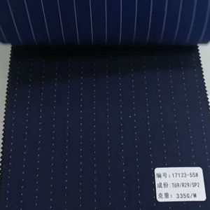 Tissu de <span class=keywords><strong>costume</strong></span> TR durable pour pantalons et blazers pour hommes, mélange de polyester et de viscose, tissu sergé tissé pour vêtements de bureau - Product Image 1