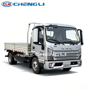 Camión de plataforma plana ligero JAC 4x2 con laterales abatibles, camión de carga de 4.5 toneladas, diésel, para transporte de mercancías, precio de fábrica - Product Image 5