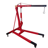 Mini grue de chantier pliable hydraulique à essence 2t, élévateur portable