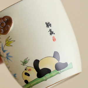 Palace Museum Ceramic Tea Set With Gift <b>Box</b> Cartoon Design New Chinese Style Portable Business Gift <b>Mugs</b> - Product Image 4