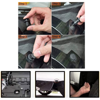 121 pièces de clips de fixation pour carrosserie automobile, rivets en plastique pour pare-chocs, garde-boue et garnitures