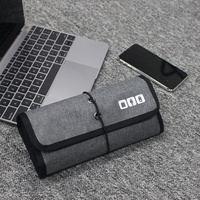 Organisateur électronique, pochette pour câbles, chargeur de voyage, accessoires pour téléphone, étui à enrouler, cartes mémoire USB SD, écouteurs, clé USB