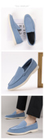 Mocassins à plateforme de haute qualité, grandes tailles 39-48, chaussures décontractées à enfiler, confortables, avec bande élastique légère, pour toutes les occasions