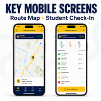 Desarrollo de Aplicaciones de Seguimiento de Autobuses Escolares Personalizadas para IOS y Android con Registro de Estudiantes y Alertas para Padres LionCreate