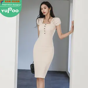 2024 stock ladies women's casual korean dresses lady elegant clothes manufacturers ropa modest fashion brand labels-1024