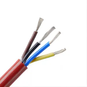 Custom 2 3 4 5 6 7 8 9 Core Wire YGZ Multi Core Silicon Rubber Insulated High Temperature Cable for Instrumentation