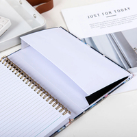 2026 2025 2024 A5 Selfcare Journal hebdomadaire et quotidien simplifié personnalisé planificateur en spirale sans date avec reliure à couture de selle