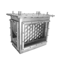 Veste de refroidissement à eau pour gaz de combustion industriels à alvéoles gonflées, plaque de transfert de chaleur en alliage de titane personnalisée pour stockage d'énergie