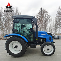 Tracteur agricole KINLEON à moteur diesel YTO, configuration de couleur personnalisable, certifié CE, respectueux de l'environnement, 50HP~100HP, 2WD/4WD