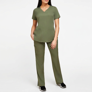 <b>Scrub</b> nurse outfit for daily hospital <b>work</b> made with lightweight sweat absorbent material - Product Image 1