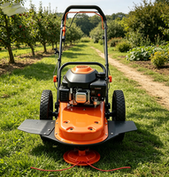 Débroussailleuse autoportée à essence haute puissance, tondeuse à gazon autopropulsée poussée à la main, coupe-herbe