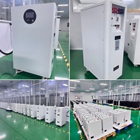 Batería Solar Híbrida Apilable CE UKCA OEM de 15kWh 16kWh 20kWh, 51.2V LFP Lifepo4 200Ah 300Ah, Almacenamiento de Energía Doméstica, 8000+ Ciclos