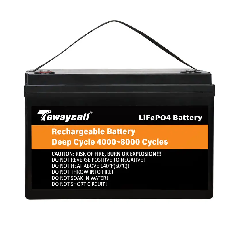 Deep Cycle 12V 100AH 200Ah 300Ah rechargeable lifepo4 Solar Battery pack for Solar Wind storage