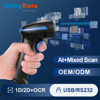 Escáner de Código de Barras con Cable de Alta Velocidad Mobydata HS300, Lector de Códigos de Barras 1D y 2D de 1MP, Escáner USB Portátil para Sistemas de Punto de Venta en Comercios Minoristas