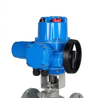 Vanne à boisseau sphérique électrique antidéflagrante OEM en acier au carbone avec raccord à bride DN32-DN400 pour eau, huile, gaz naturel, commande manuelle