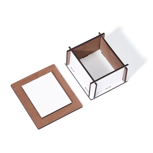 En gros En vrac Sublimation Blancs Pull Out Diy Personnalisé <span class=keywords><strong>Album</strong></span> <span class=keywords><strong>Photo</strong></span> Boîte Mémoire Mdf Souvenir Boîte <span class=keywords><strong>Vierge</strong></span> - Product Image 6