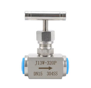 Hochdruck-Edelstahl-Inline-Nadelventil (SS304/SS316) mit Gewindeanschluss für Wasser/Dampf/Gas - Product Image 4