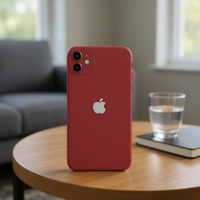 Coque de téléphone portable en TPU+PC antichoc de couleur rouge pure