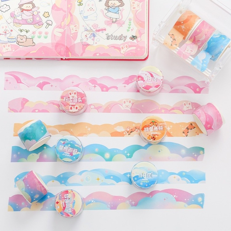 Popular washi tape small fresh hand tent diy decorative tape