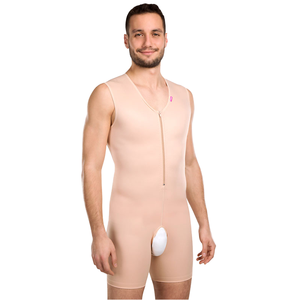 Haute qualité colombien corps Shaper pour hommes en gros Spandex Compression vêtement poitrine Shaper gynécomastie chirurgie respirant - Product Image 5