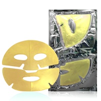 Masque facial en hydrogel dissolvable en deux parties, marque privée OEM, au collagène et à l'acide hyaluronique, 3D, ajustement parfait, raffermissant, éclaircissant, végétalien