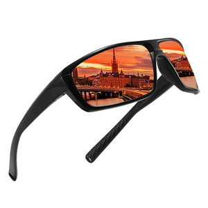 Lunettes de soleil polarisées pour le cyclisme, monture carrée en PC, verres TAC, protection UV400, lunettes de sport d'extérieur - Product Image 3