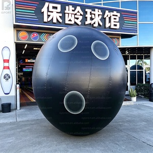 Bola de Bolos Inflable Gigante LED de 11 Pies Personalizada, Bola Deportiva Gigante Luminosa para Salón de Bolos/Decoración Publicitaria de Eventos/Turno de Bolos - Product Image 4