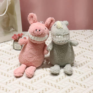 Juguete creativo de boda de 25cm, nuevo cerdo, dinosaurio y muñeco de <span class=keywords><strong>dientes</strong></span> <span class=keywords><strong>grandes</strong></span>, <span class=keywords><strong>mono</strong></span> de peluche <span class=keywords><strong>con</strong></span> relleno de algodón PP - Product Image 2