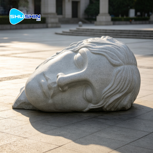 Escultura <span class=keywords><strong>de</strong></span> Mármol Gigante con Forma <span class=keywords><strong>de</strong></span> Cabeza Durmiente, Estatua <span class=keywords><strong>de</strong></span> <span class=keywords><strong>Piedra</strong></span> <span class=keywords><strong>de</strong></span> Arte Moderno para Decoración <span class=keywords><strong>de</strong></span> Plazas y Parques, Personalizable - Product Image 5