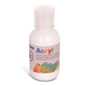 FIRST - Bouteille de peinture acrylique blanche de 125 ml - Product Image 1