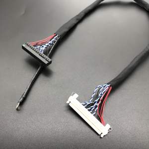 مجموعة كابلات lvds التدريع/زوج ملتوي/كابل سلك موصل jst 2 دبوس معزول - Product Image 5