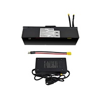 Batterie au lithium AMORGE 16S4P 60V 16AH 80A avec boîtier métallique pour Crazy Cart