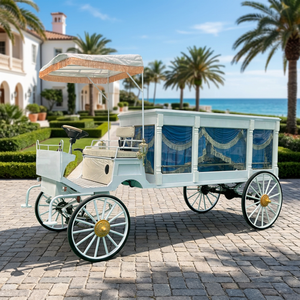 Fabricant de cercueils populaire : Cercueil électrique classique Chariot 4 roues, remorque funéraire rétro neuve, Offre spéciale - Product Image 1