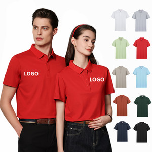 China Supplier Wholesale Best Quality Cotton Polyester Men's Work Polo T-shirt Custom Embroidered Unisex Short Sleeve Polo Shirt