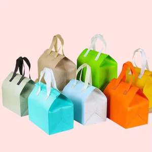 Sac isotherme jetable pliable en tissu non tissé à motif de dessin animé pour la livraison de plats à emporter, desserts, thé au lait, crème glacée - Product Image 6