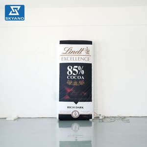 Grande boîte <span class=keywords><strong>gonflable</strong></span> en forme <span class=keywords><strong>de</strong></span> chocolat au lait pour événements, expositions commerciales et accessoires publicitaires - Product Image 1
