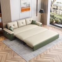 Canapé-lit haut de gamme de nouvelle conception 2026, multifonctionnel, pliable, salon d'appartement avec matelas, canapé-lit extensible pour chambre à coucher