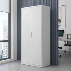 Personnel document haut 2 portes fer métallique moderne verrouillage bureau à domicile meubles acier stockage métal classeurs - Product Image 1