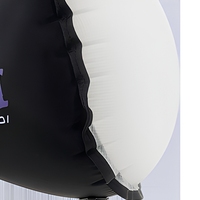 Boîte à lumière parabolique gonflable 40cm 60cm, diffuseur d'air portable, lumière douce pliable pour flash